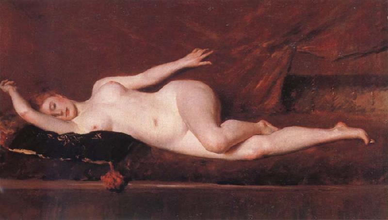 William Merritt Chase Study of curves oil painting picture